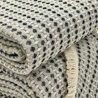 Manta Para Sofá Rubi King 260cm X 250cm Cru-preto Franja Cru - 3