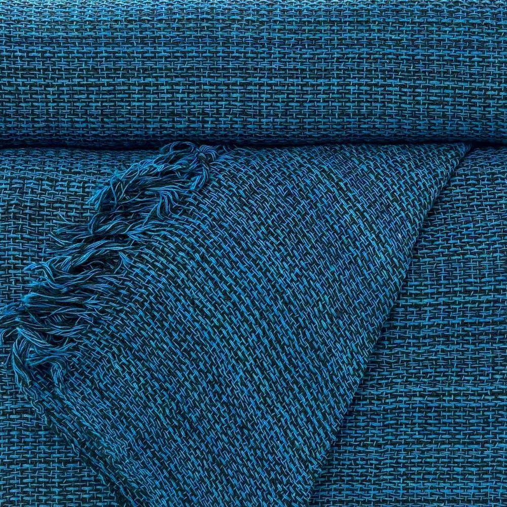 Manta Para Sofá Tambaba 170cm X 210cm Azul Báltico - 2