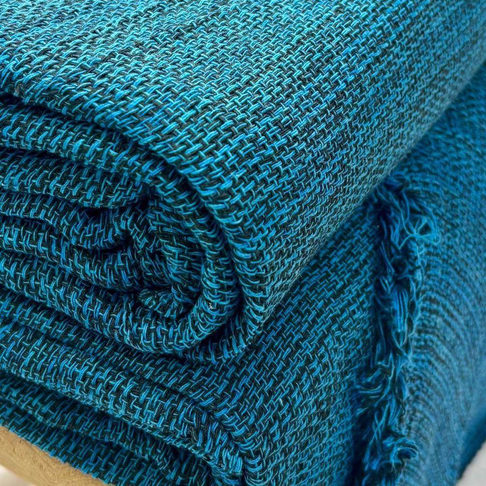 Manta Para Sofá Tambaba 170cm X 210cm Azul Báltico - 3