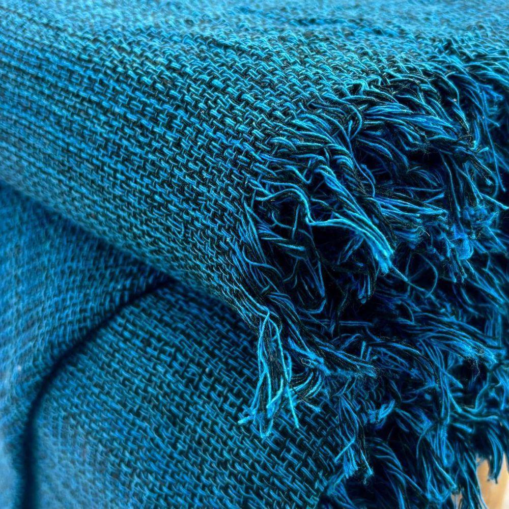 Manta Para Sofá Tambaba 170cm X 210cm Azul Báltico - 4