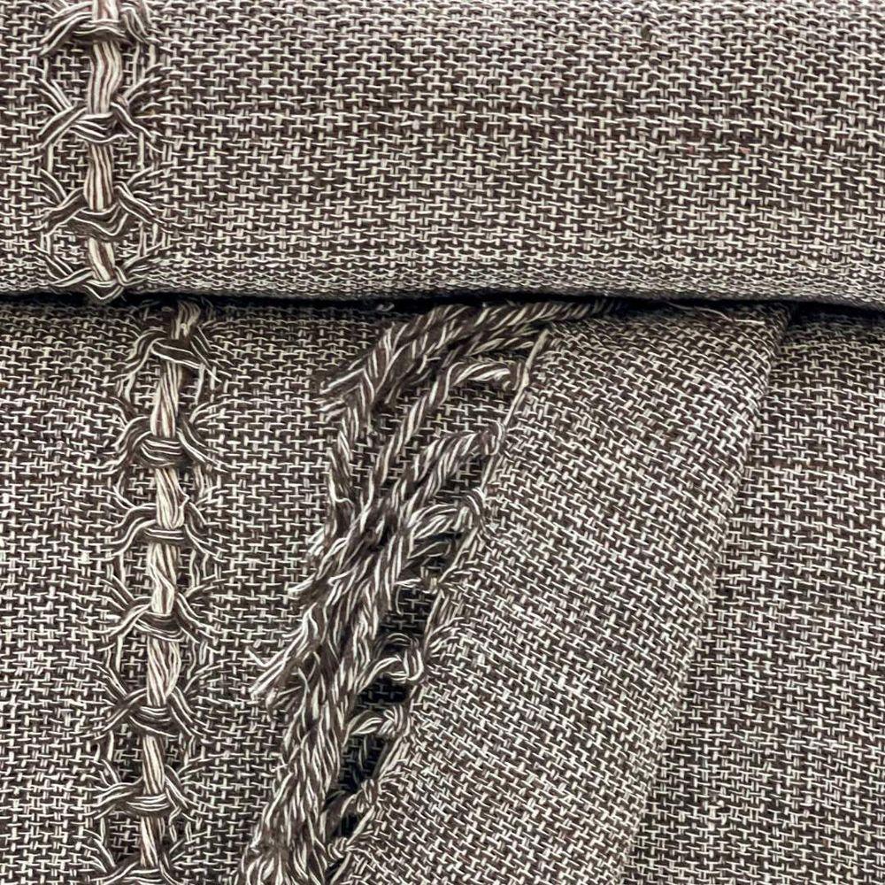 Manta Para Sofá América Super King 255cm X 205 Cm Café Mescla - 2