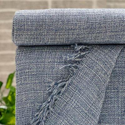 Manta Para Sofá Tambaba 170cm X 210cm Azul Jeans