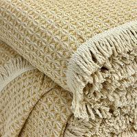 Manta Para Sofá Rubi King 260cm X 250cm Dourado-cru - 4