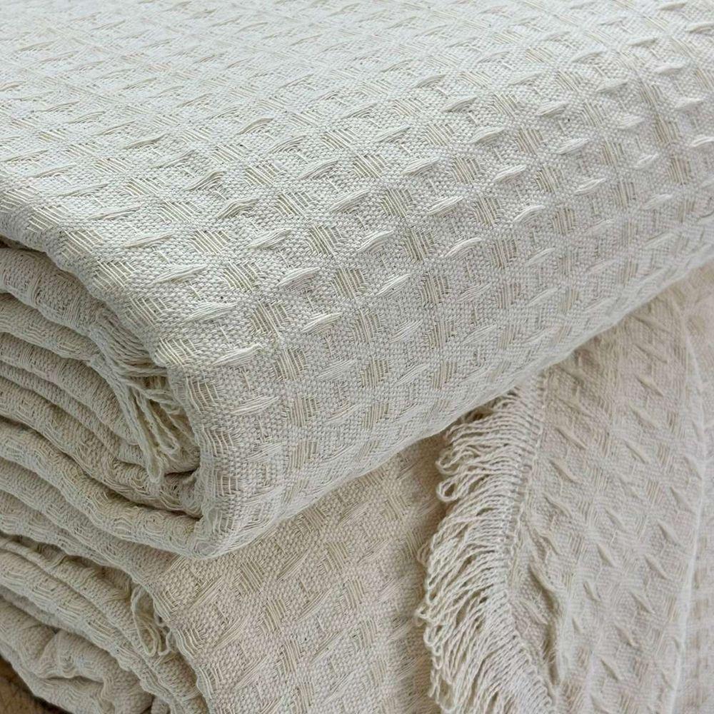 Manta Para Sofá Rubi King 260cm X 250cm Cru - 4