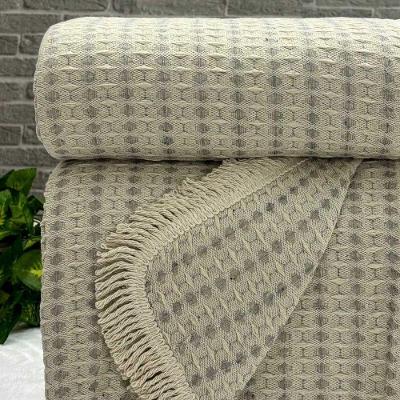 Manta Para Sofá Rubi King 260cm X 250cm Cru-cinza