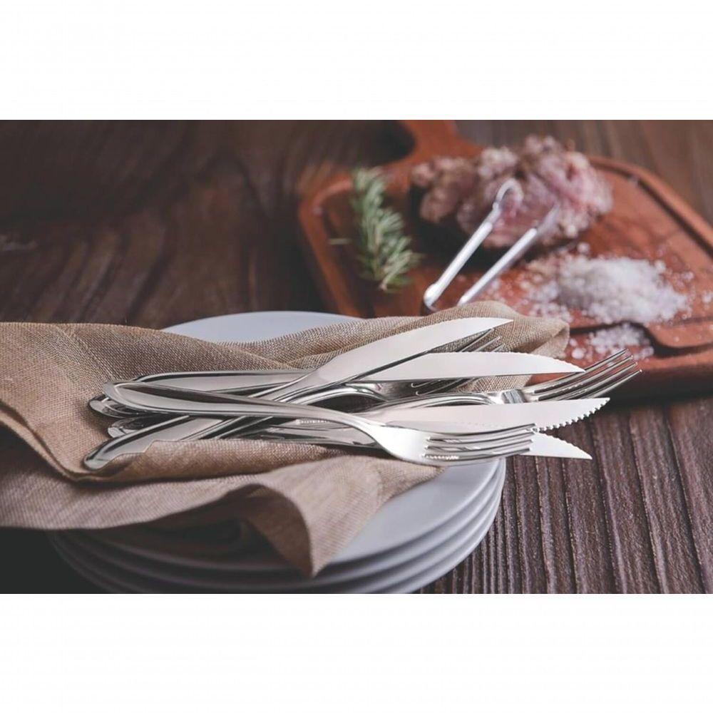 Faqueiro Tramontina Laguna Em Inox Com Facas Para Churrasco 60 Peças Prático - 2