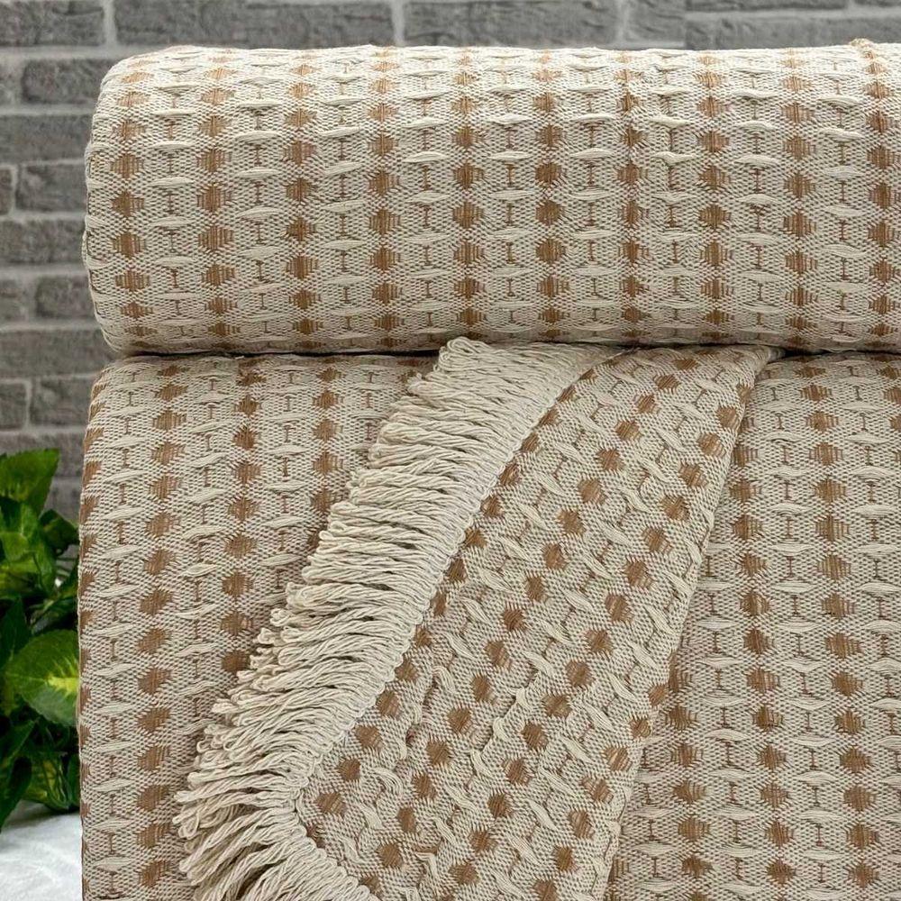 Manta Para Sofá Rubi King 260cm X 250cm Cru-areia - 1