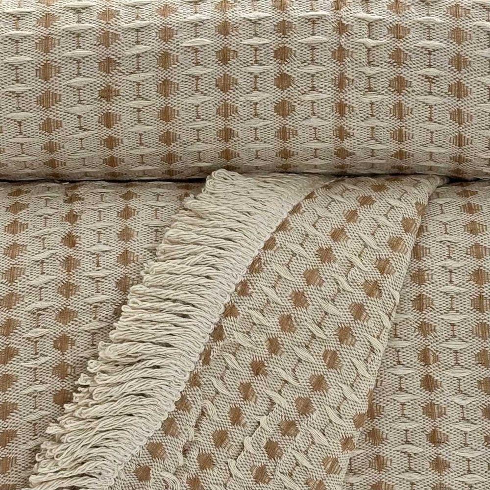 Manta Para Sofá Rubi King 260cm X 250cm Cru-areia - 2