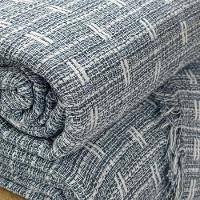 Manta Para Sofá Blocks 180cm X 240cm Azul Jeans - 2