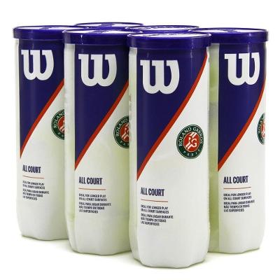 Bola De Tênis Wilson Roland Garros All Court - Pack 6 Tubos
