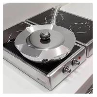 Tampa Panela Frigideira Inox Universal Ajustavel Ate 31cm Retratil Potes Cozinha Praticidade E Versatilidade Total - 8