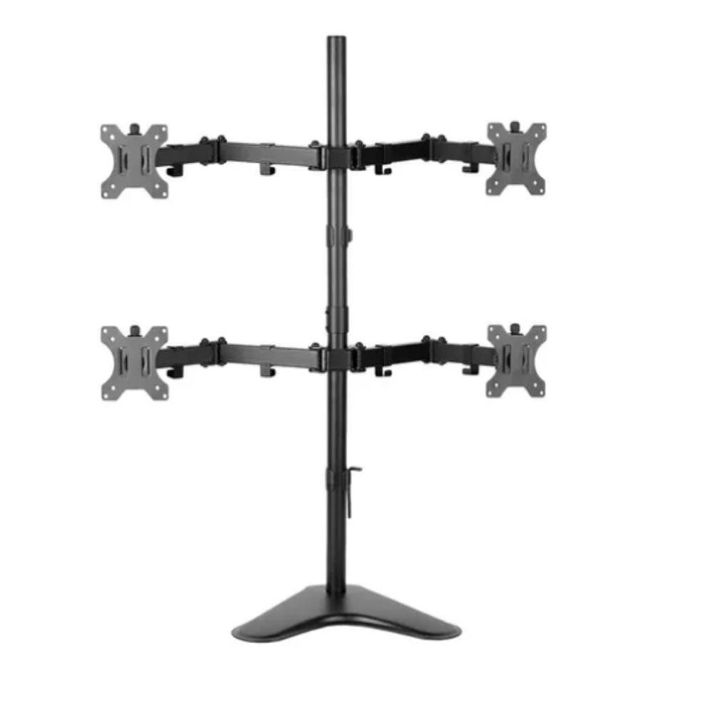 Suporte 4 Monitores Articulado Profissional Ajustável Ergonômico Home Office 15 A 32 Polegadas 40kg Jogos Game - 2