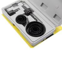 Kit Serra Copo 11 Pecas Profissional Maleta Completa Madeira Plastico Gesso