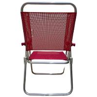 Cadeira De Praia Alta Sanete Encosto Alto Aluminio Ronchetti Rosa - 5