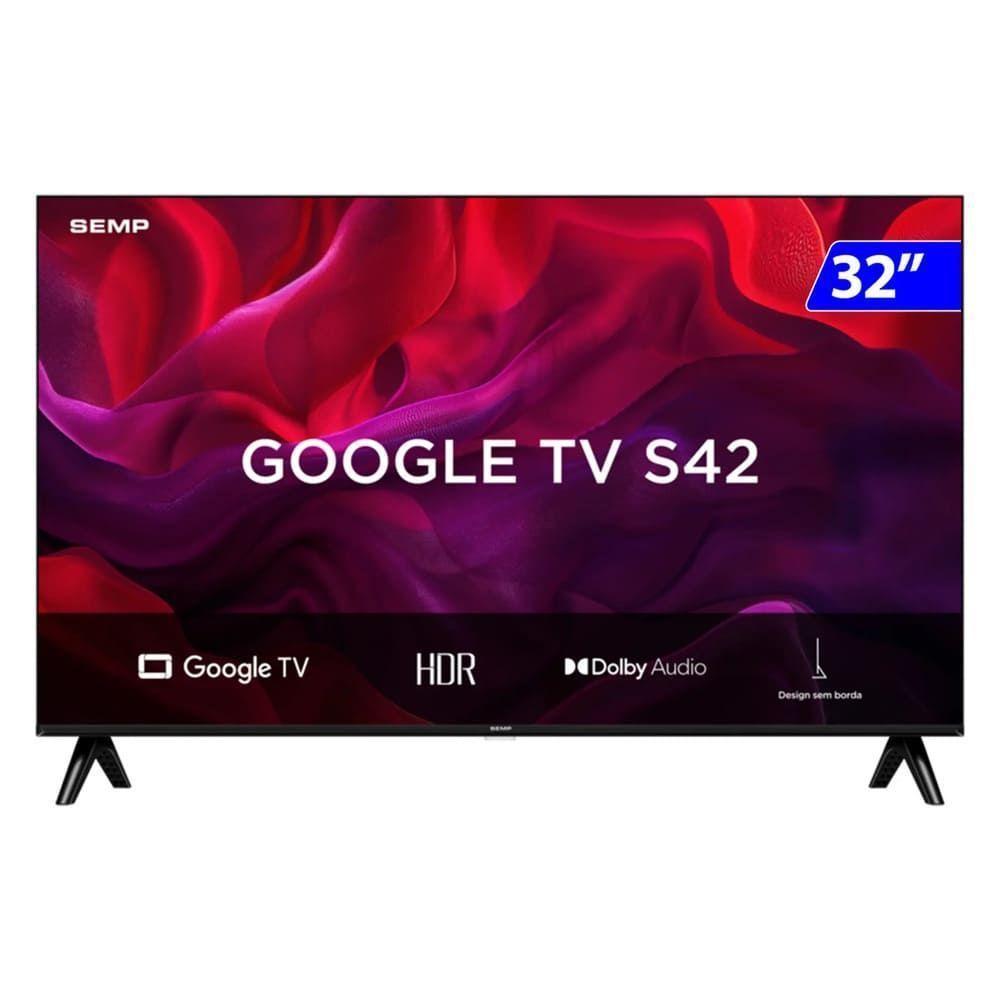 TV 32 Semp Led Google TV Android HD 32S42 - 1