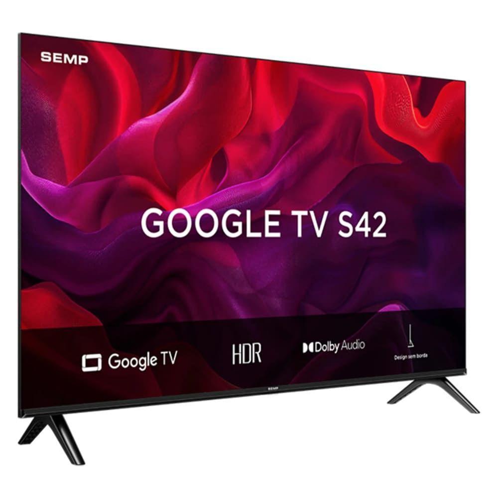TV 32 Semp Led Google TV Android HD 32S42 - 3