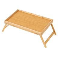 Bandeja Mesa Notebook Bambu Dobravel Rustica Apoio Madeira Cafe Da Manha Cama Sofa Suporte Home Office Multiuso Luxo - 7