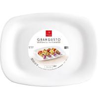 Bormioli Rocco Grangusto Prato Raso 3X34X24Cm Vidro Temperado Branco - 2