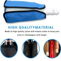 Cooler Termico De Vinho Capa Bolsa Resfriadora Suco Garrafa Espumante Congelante Em Gel Premium - 2