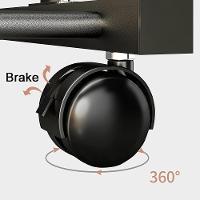 Organizador Guarda Roupa Arara Cabideiro Sapateira Rack 30kg Expositor Ganchos Multiuso Rodinhas