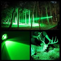 Lanterna Led Luz Verde T6 Tatica Caca Pesca Zoom Alta Luminosidade Militar Profissional Recarregavel - 3