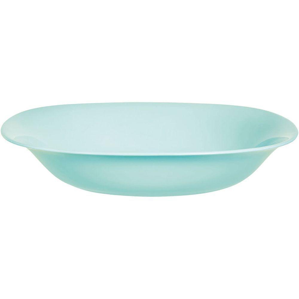 Luminarc Carine Prato Fundo 4X21X21Cm Vidro Temperado Verde 6Pç - 2