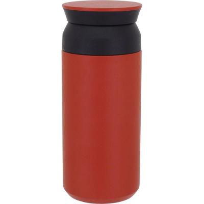 Bally Garrafa Térmica 17X7X7Cm 350Ml Inox Coral Parede Dupla