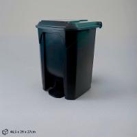 Lixeira De Pedal 30l Plástico Reforçado - Cinza Moderno E Funcional - 2