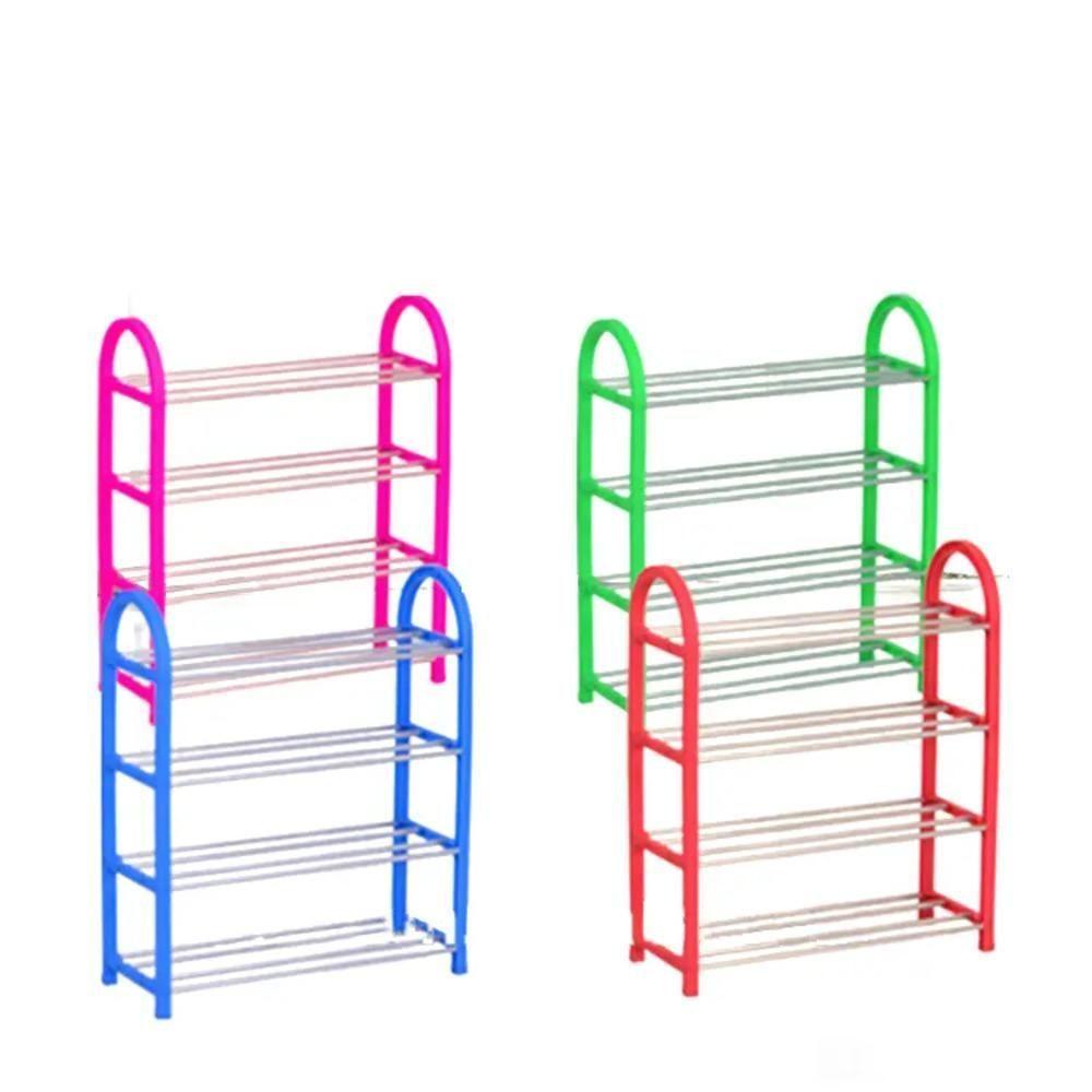 Sapateira 16 Sapatos Desmontavel Com 4 Prateleiras Vertical 8 Pares Aluminio - 3