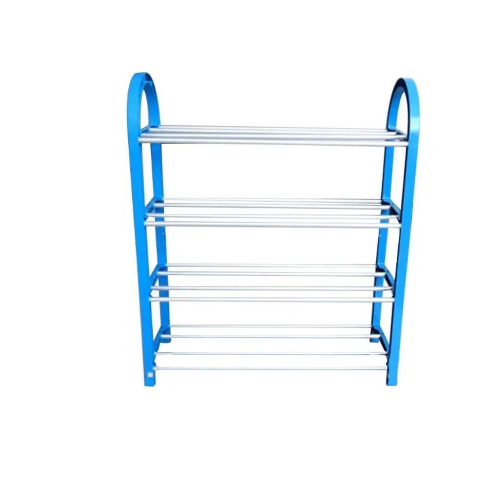 Sapateira 16 Sapatos Desmontavel Com 4 Prateleiras Vertical 8 Pares Aluminio - 7