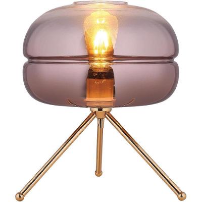 Alleger Luminária De Mesa 29X35X35Cm Vidro Cobre