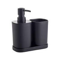 Conjunto De Acessórios Para Banheiro 3 Peças Quadrado Preto - Elegância Moderna - 1