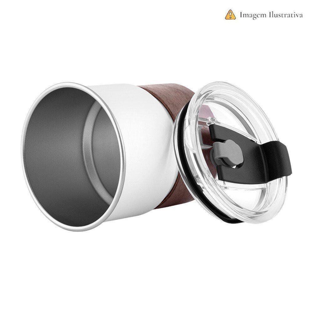 Copo Térmico Inox 250ml Com Canudo E Tampa Hermética - Preto Fosco - 2