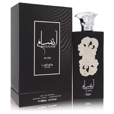 Perfume Unisex Pride Ansaam Silver By Lattafa 100 Ml