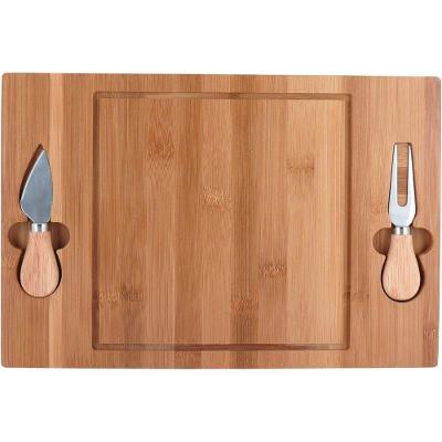 Cheesy Jg P/ Queijo 36X24X2Cm Bambu Natural 3Pç