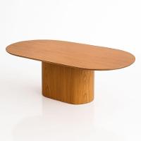 Mesa De Jantar Oblongo 160x90 Cm Base Freijó Tampo Mdf Freijó - 3
