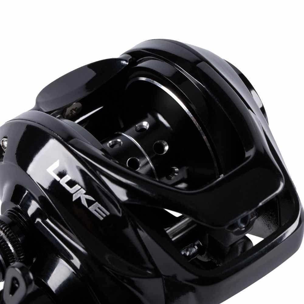 Carretilha Para Pesca Maruri Luke Black 5 Rolamentos Lado Da Manivela Esquerda - 3