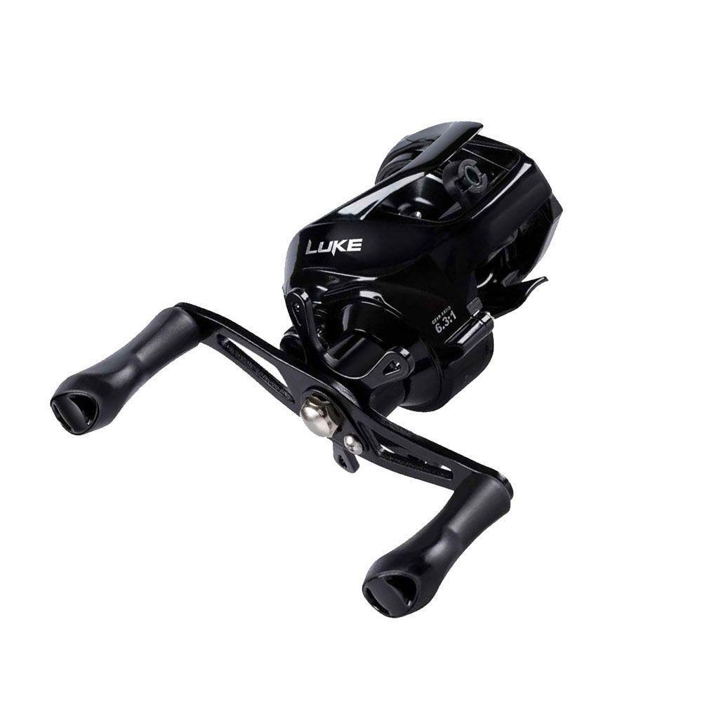 Carretilha Para Pesca Maruri Luke Black 5 Rolamentos Lado Da Manivela Esquerda - 4
