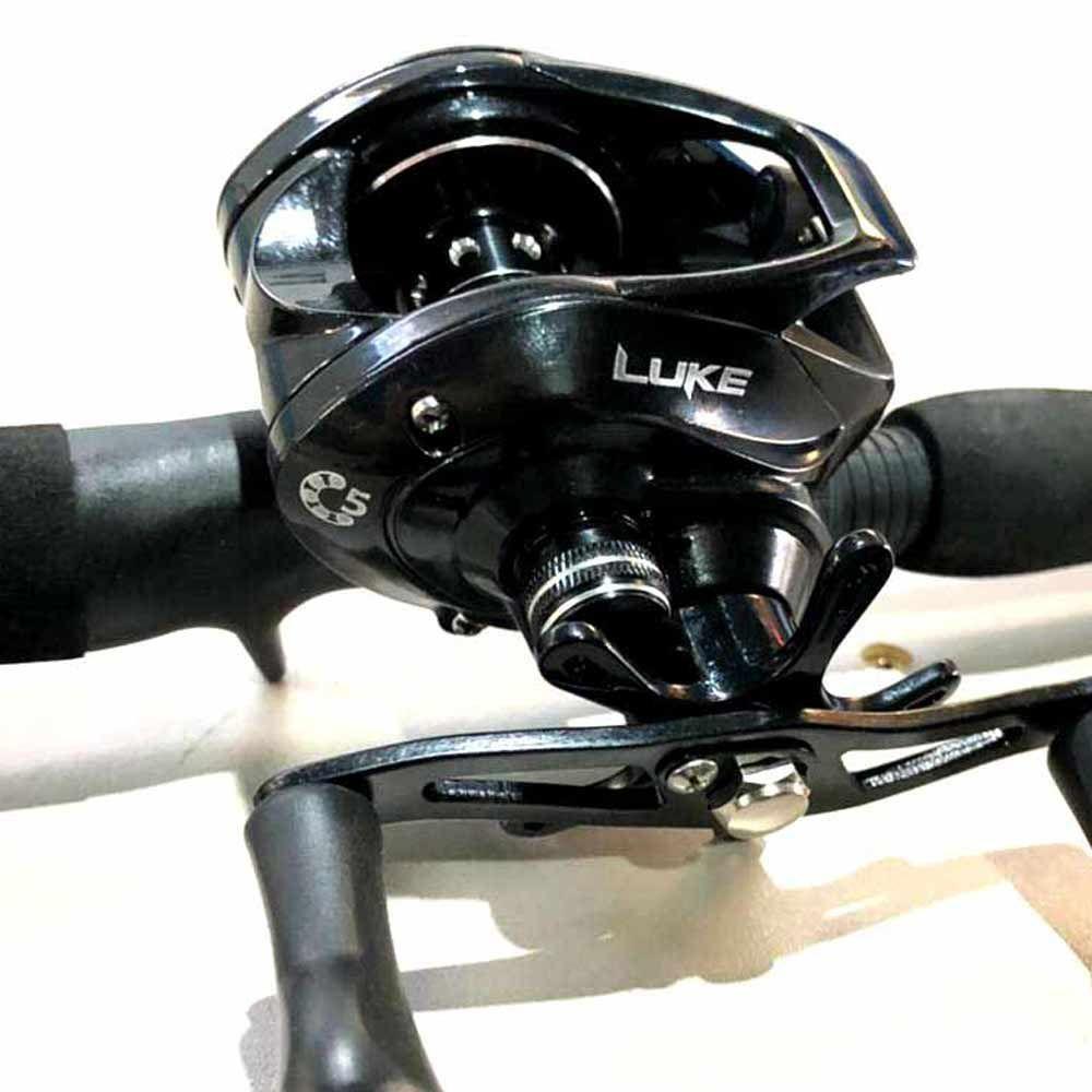 Carretilha Para Pesca Maruri Luke Black 5 Rolamentos Lado Da Manivela Esquerda - 5