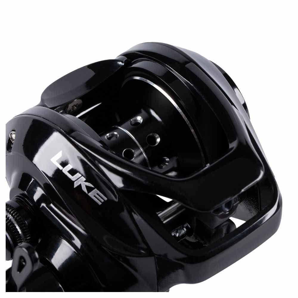 Carretilha Para Pesca Maruri Luke Black 5 Rolamentos Lado Da Manivela Esquerda - 6