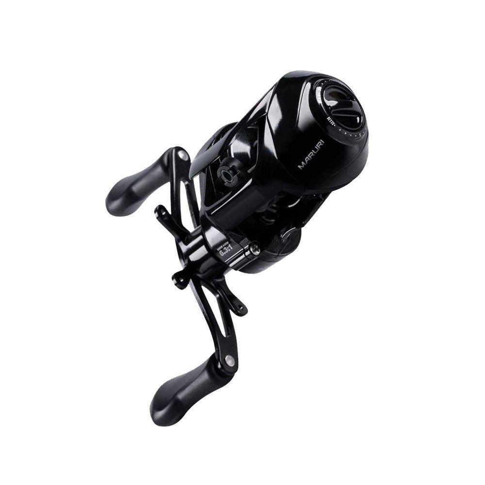 Carretilha Para Pesca Maruri Luke Black 5 Rolamentos Lado Da Manivela Esquerda - 7