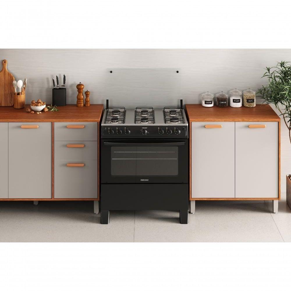 Fogão 6 Bocas Star New Itatiaia Preto Bivolt - 5