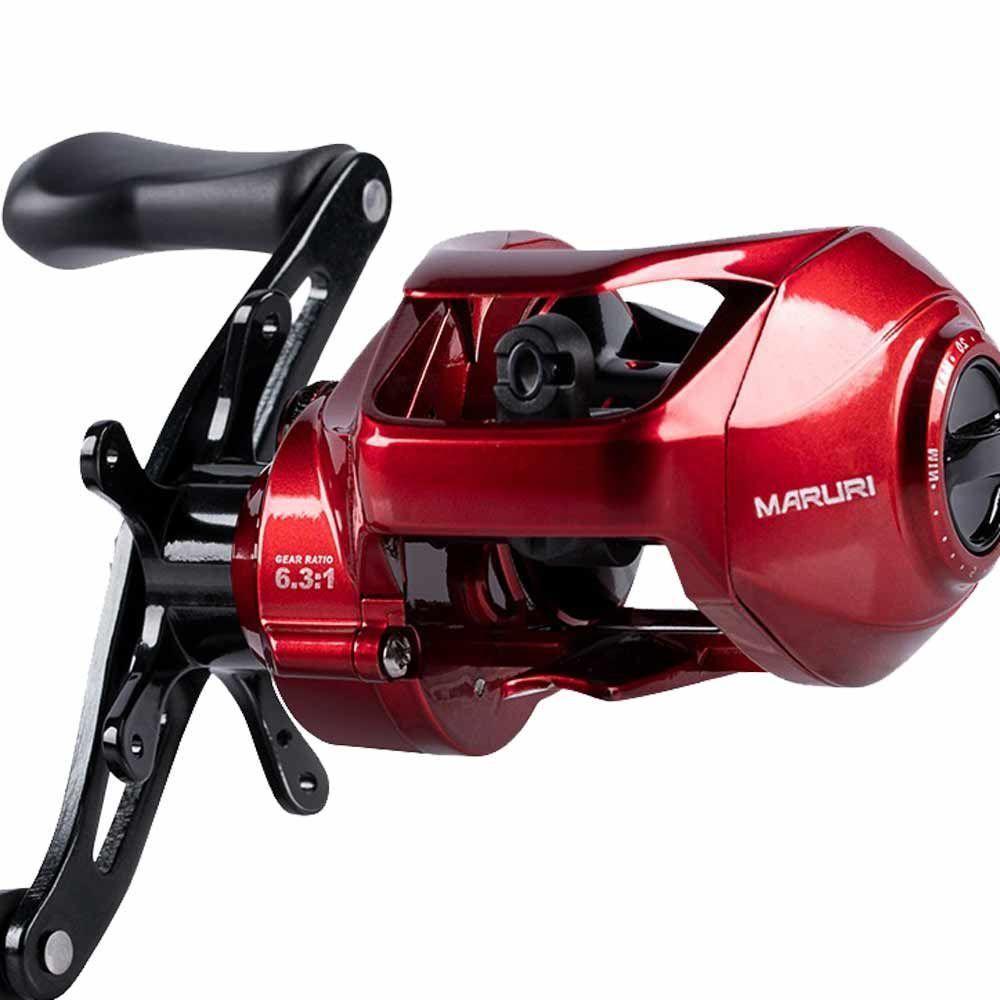 Carretilha Para Pesca Maruri Luke Red 5r Lado Da Manivela Direita - 1