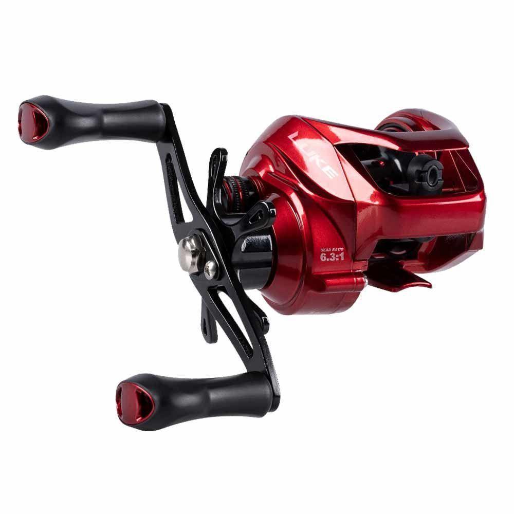 Carretilha Para Pesca Maruri Luke Red 5r Lado Da Manivela Direita - 4