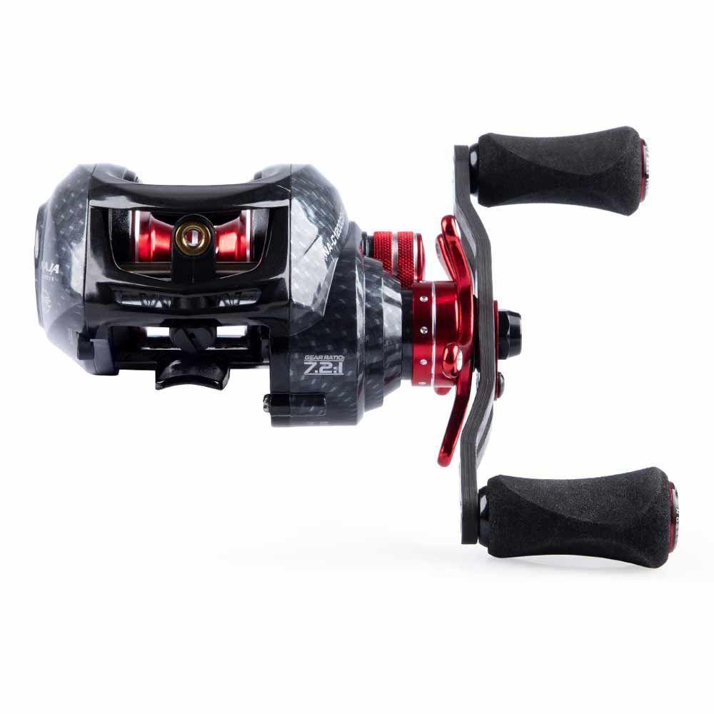 Carretilha Para Pesca Maruri Naja Carbon 12r Lado Da Manivela Direita - 3