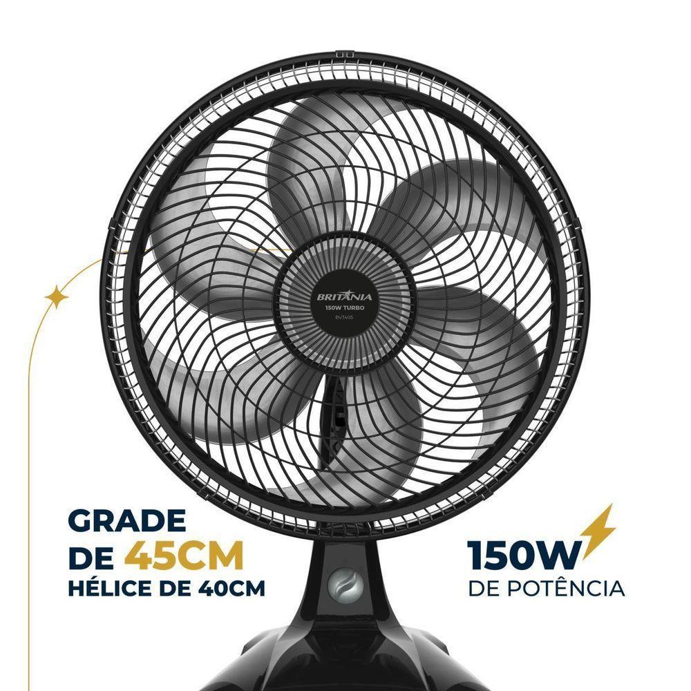 Ventilador Britânia BVT405 Tecnologia Maxx Force 110V - 5