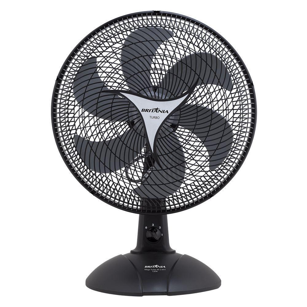 Ventilador Britânia Mega Turbo 40 Six 135w - 2 Em 1 220V - 1