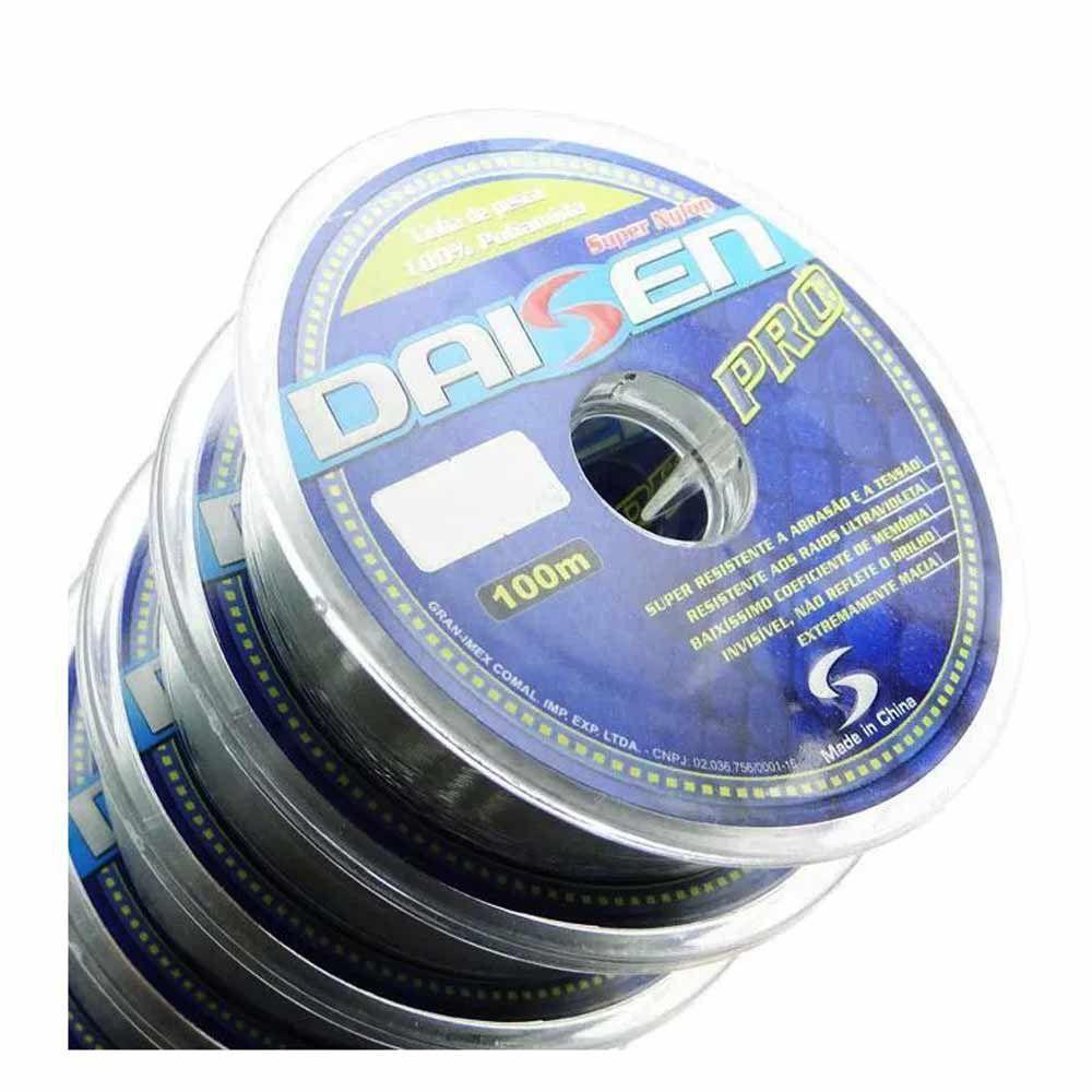 Linha De Pesca Monofilamento Daisen Pro 500m Tamanho 0,26mm - 1