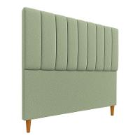 Cabeceria Estofada Solteiro 0,90m Milano Boucle - Pallazio Verde Pistache - 2