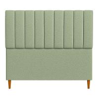 Cabeceria Estofada Solteiro 0,90m Milano Boucle - Pallazio Verde Pistache - 3
